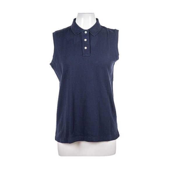 Lands' End Tank Tops MED Navy